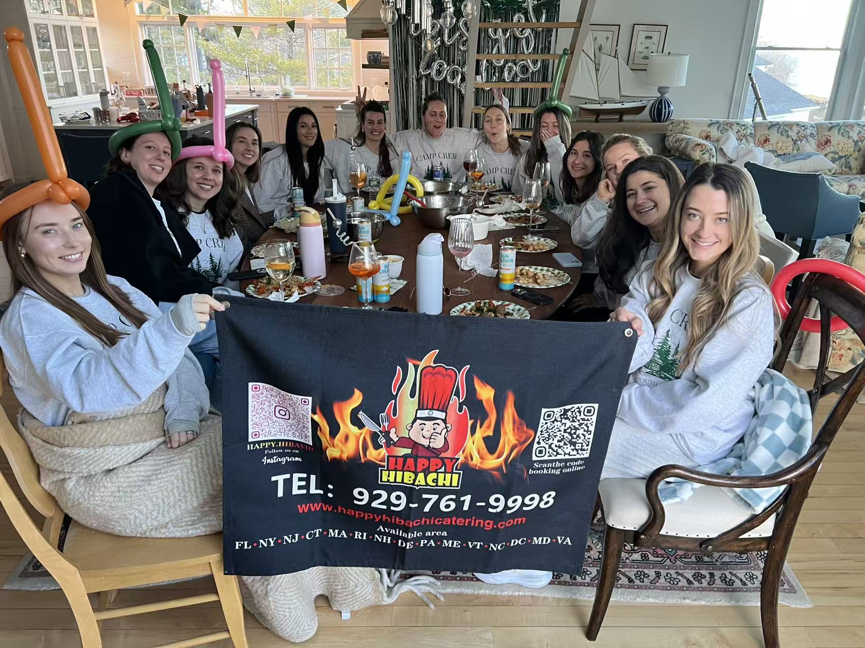 At home hibachi in Rhode Island