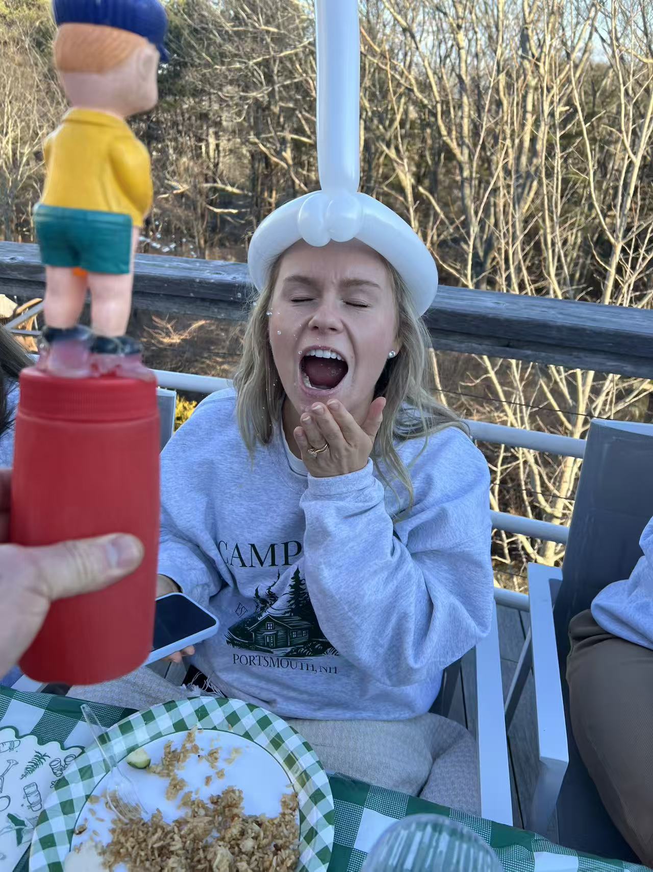 Hibachi chef performance with fire in Rhode Island