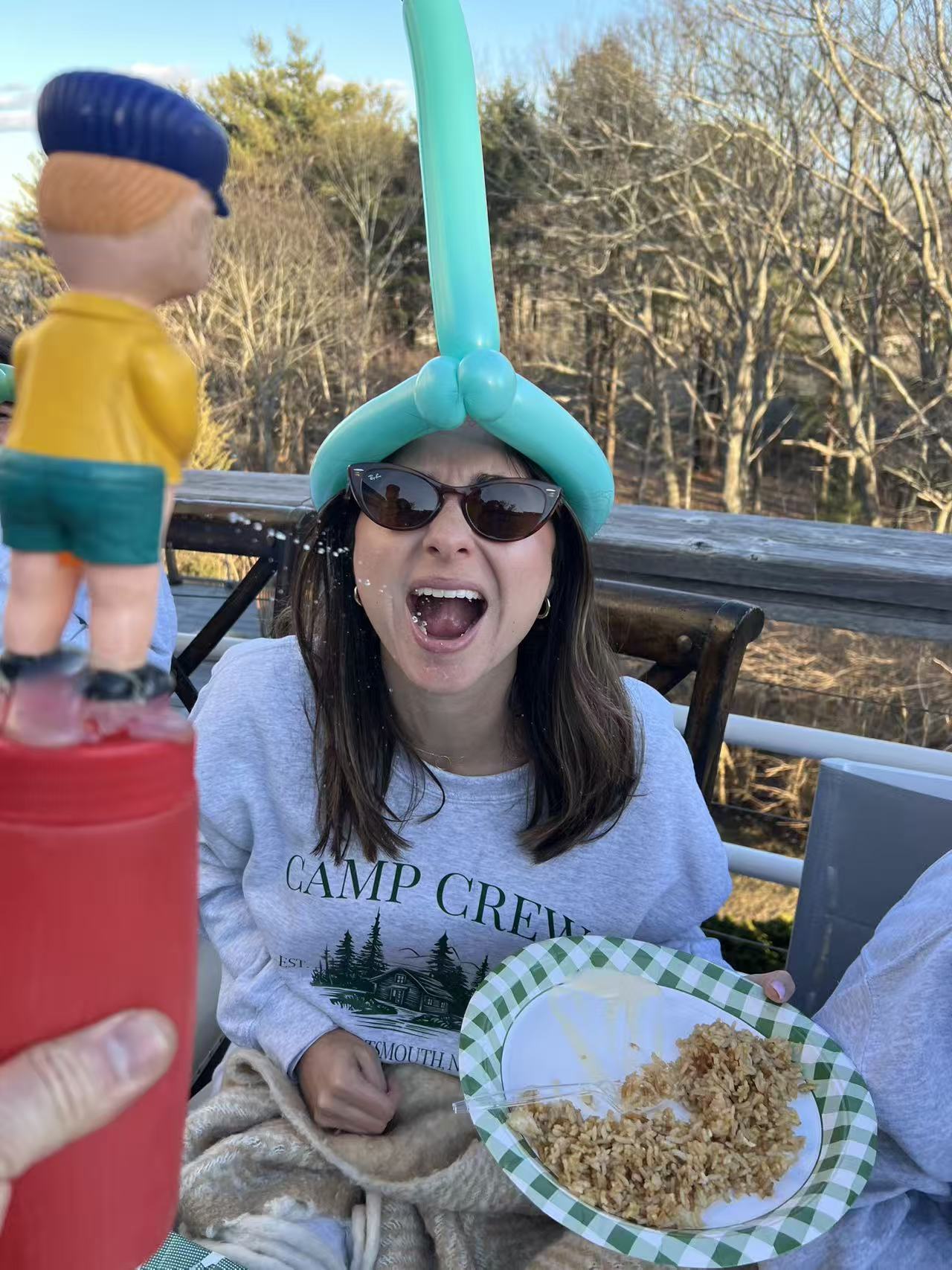 Hibachi cooking show at home