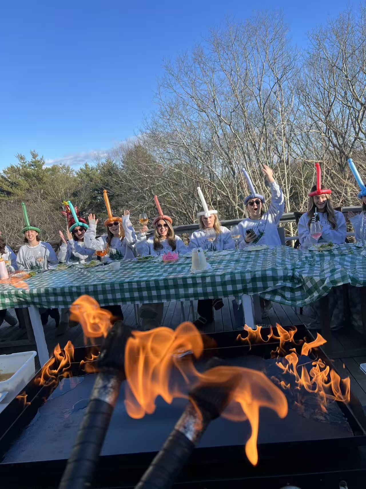 Hibachi graduation party in Rhode Island