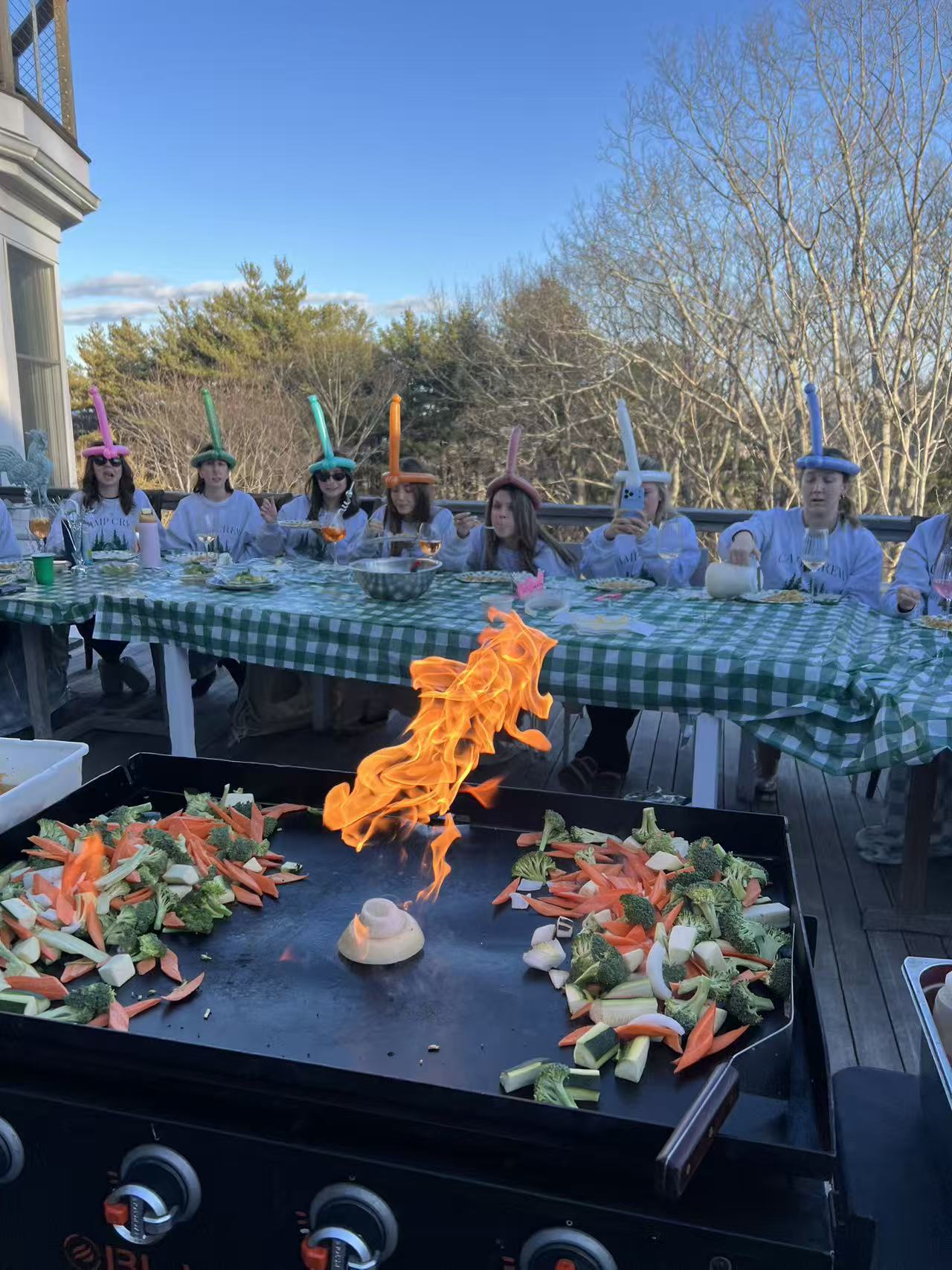 Hibachi party in Cranston Rhode Island