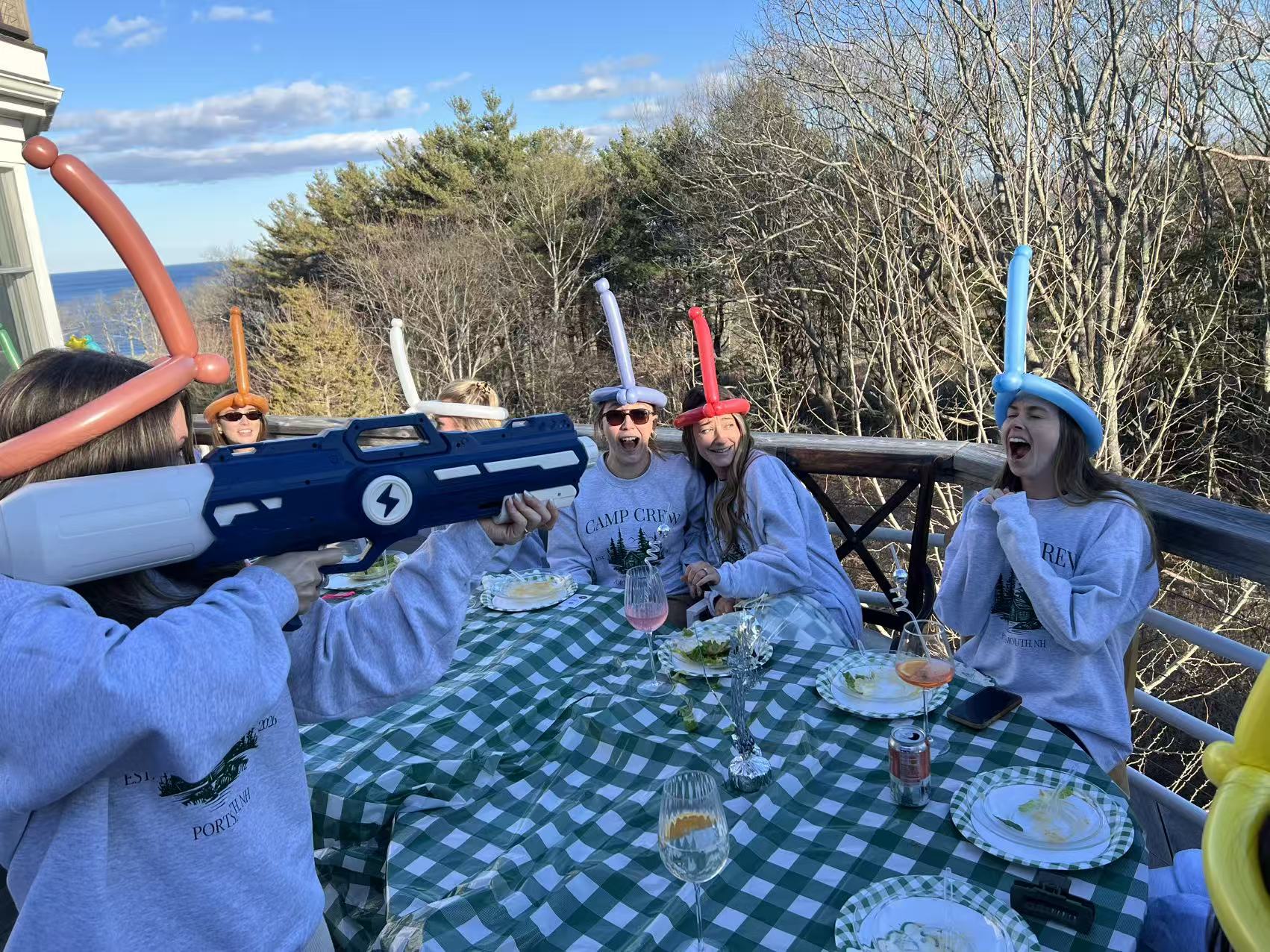 Outdoor hibachi in Rhode Island